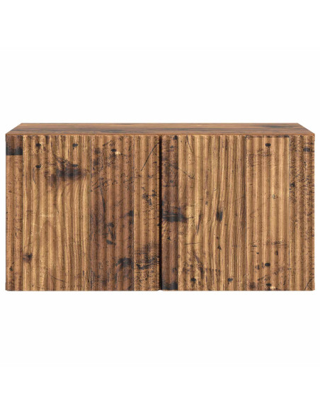 Mobile Porta TV da Muro Legno antico 59,5 x 31 x 30 cm