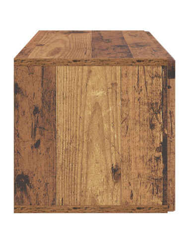 Mobile Porta TV da Muro Legno antico 59,5 x 31 x 30 cm