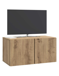 Mobile Porta TV da Muro Rovere Artigianale 59,5 x 31 x 30 cm 2