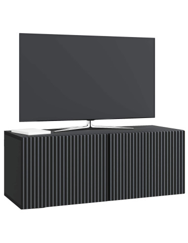 Mobile Porta TV da Muro Nero 78,5 x 31 x 30 cm