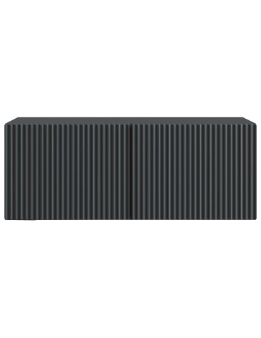 Mobile Porta TV da Muro Nero 78,5 x 31 x 30 cm