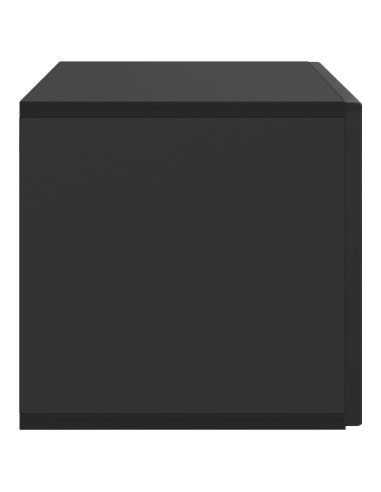 Mobile Porta TV da Muro Nero 78,5 x 31 x 30 cm