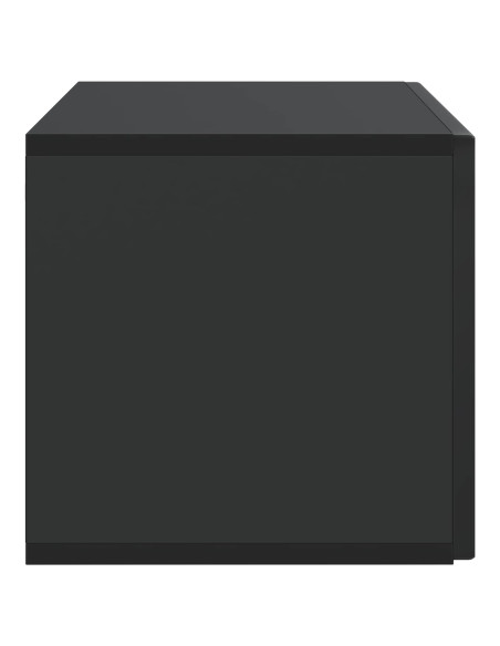 Mobile Porta TV da Muro Nero 78,5 x 31 x 30 cm