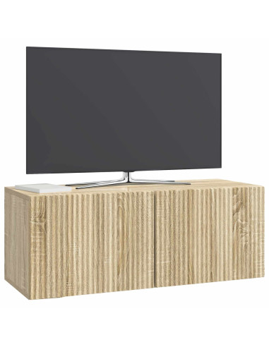 Mobile Porta TV da Muro Rovere Sonoma 78,5 x 31 x 30 cm
