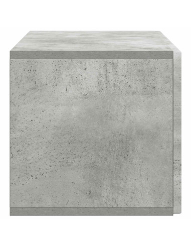 Mobile Porta TV da Muro Grigio Cemento 78,5 x 31 x 30 cm