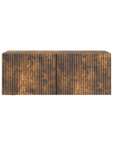 Mobile Porta TV da Muro Rovere Fumo 78,5 x 31 x 30 cm