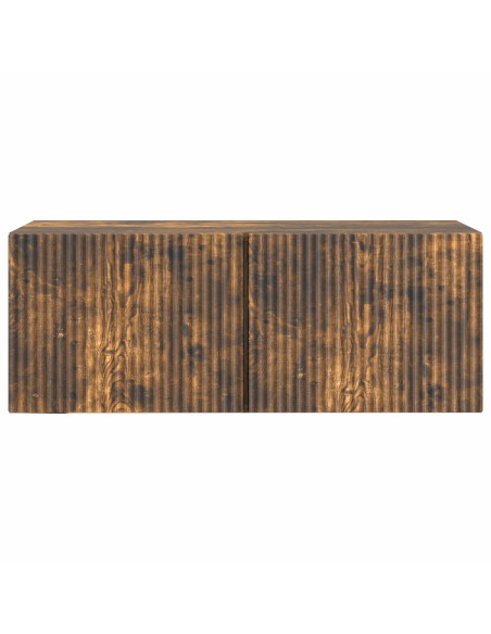 Mobile Porta TV da Muro Rovere Fumo 78,5 x 31 x 30 cm