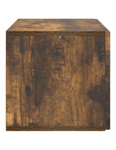 Mobile Porta TV da Muro Rovere Fumo 78,5 x 31 x 30 cm