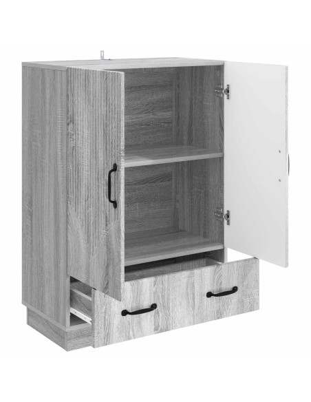 Credenza Grigio Sonoma 66 x 34,5 x 92 cm Legno ingegnerizzato