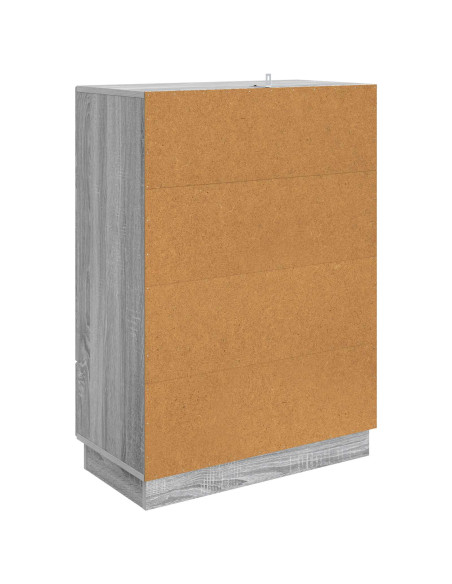 Credenza Grigio Sonoma 66 x 34,5 x 92 cm Legno ingegnerizzato