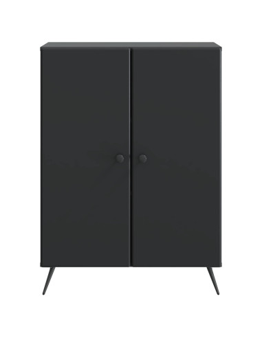 Credenza Nero 66 x 34,5 x 90 cm Legno ingegnerizzato