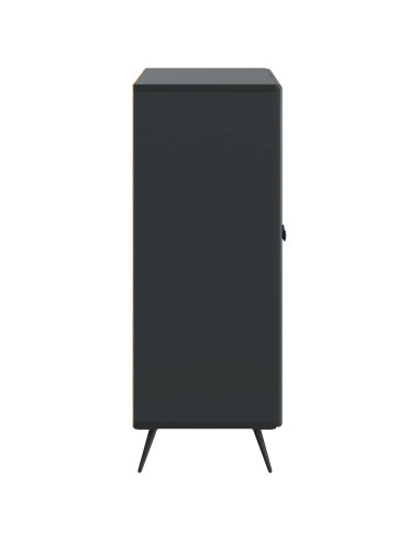 Credenza Nero 66 x 34,5 x 90 cm Legno ingegnerizzato