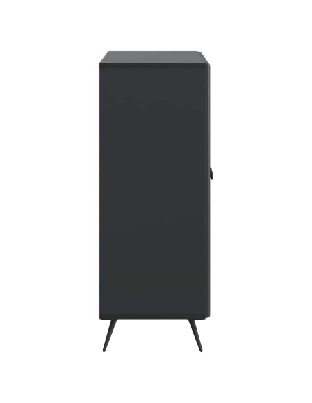 Credenza Nero 66 x 34,5 x 90 cm Legno ingegnerizzato