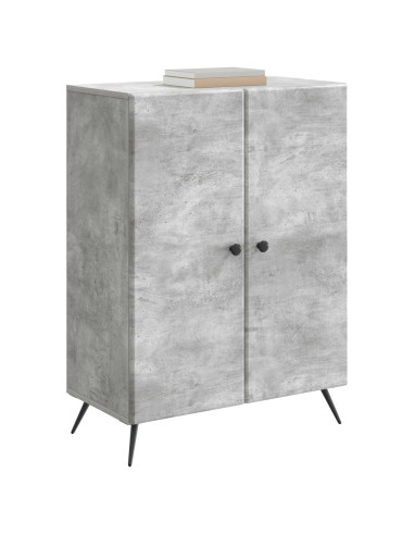 Credenza Grigio Cemento 66 x 34,5 x 90 cm Legno ingegnerizzato