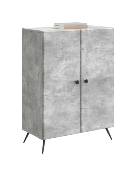 Credenza Grigio Cemento 66 x 34,5 x 90 cm Legno ingegnerizzato