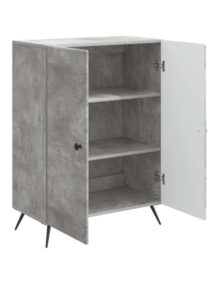 Credenza Grigio Cemento 66 x 34,5 x 90 cm Legno ingegnerizzato