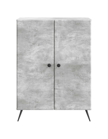 Credenza Grigio Cemento 66 x 34,5 x 90 cm Legno ingegnerizzato