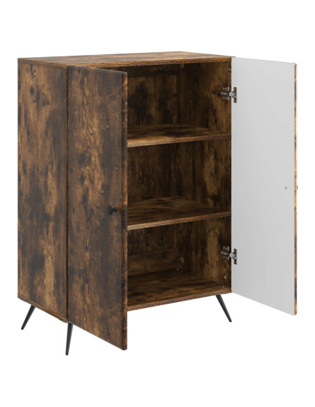 Credenza Rovere Fumo 66 x 34,5 x 90 cm Legno ingegnerizzato