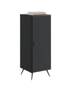 Credenza Nero 33 x 34,5 x 90 cm Legno ingegnerizzato 2