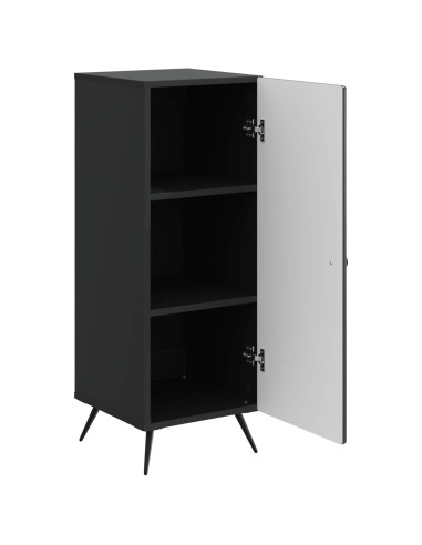 Credenza Nero 33 x 34,5 x 90 cm Legno ingegnerizzato