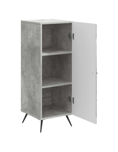 Credenza Grigio Cemento 33 x 34,5 x 90 cm Legno ingegnerizzato