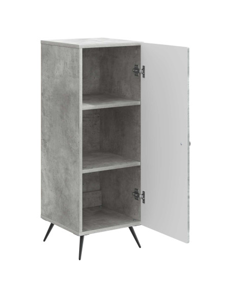 Credenza Grigio Cemento 33 x 34,5 x 90 cm Legno ingegnerizzato