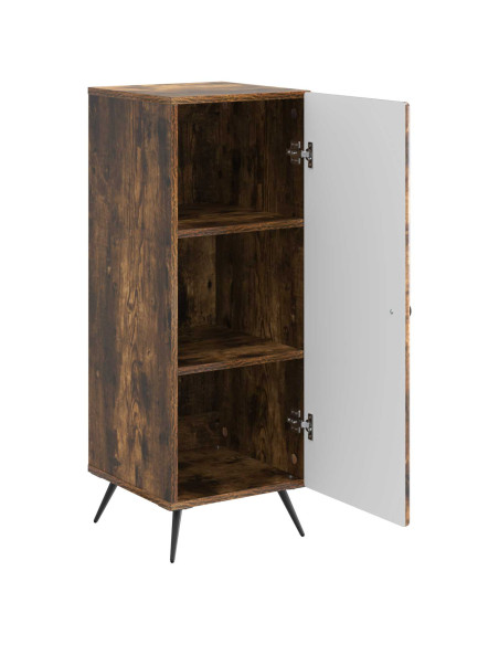 Credenza Rovere Fumo 33 x 34,5 x 90 cm Legno ingegnerizzato