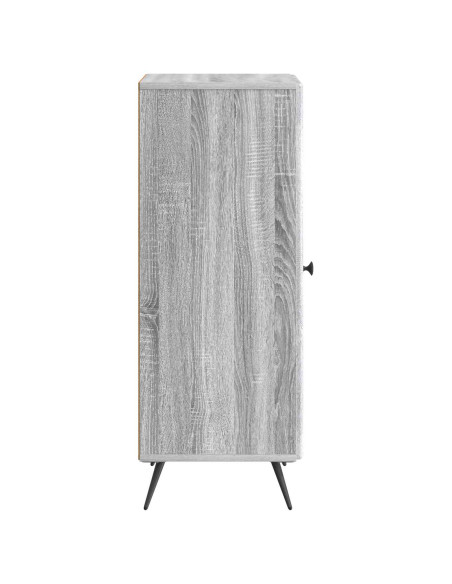 Credenza Grigio Sonoma 33 x 34,5 x 90 cm Legno ingegnerizzato