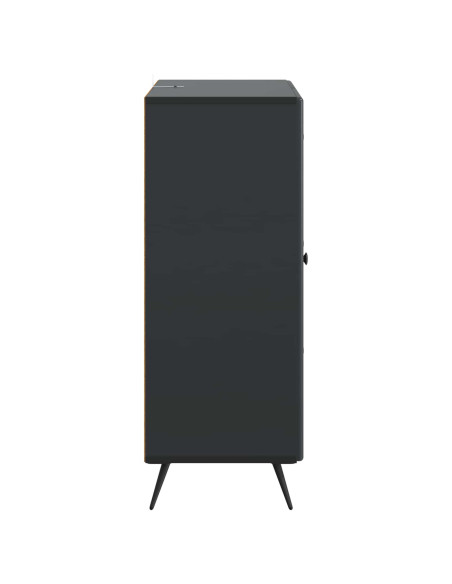 Credenza Nero 66 x 34,5 x 90 cm Legno ingegnerizzato
