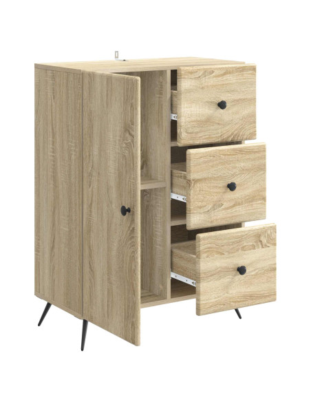 Credenza Rovere Sonoma 66 x 34,5 x 90 cm Legno ingegnerizzato
