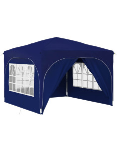 Tenda per feste a pop-up 290 x 290 x 245 cm Blu 2