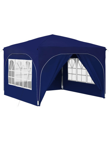 Tenda per feste a pop-up 290 x 290 x 245 cm Blu