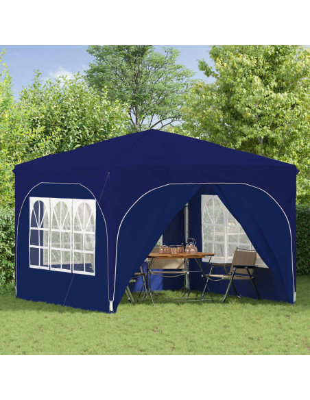 Tenda per feste a pop-up 290 x 290 x 245 cm Blu