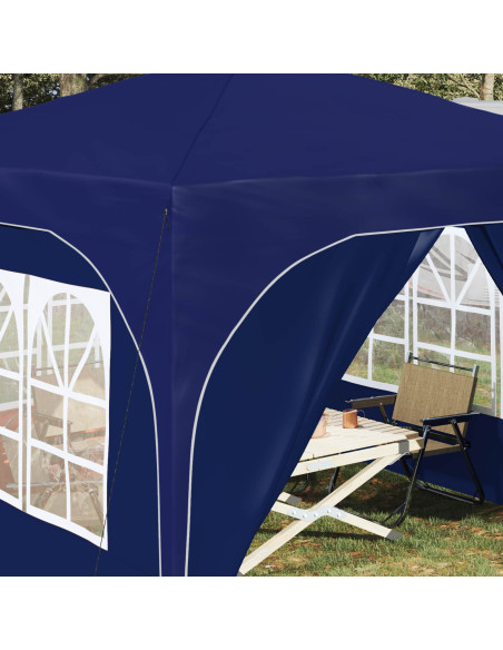 Tenda per feste a pop-up 290 x 290 x 245 cm Blu
