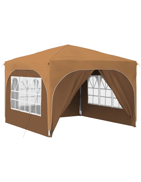 Tenda per feste a pop-up 290 x 290 x 245 cm Beige