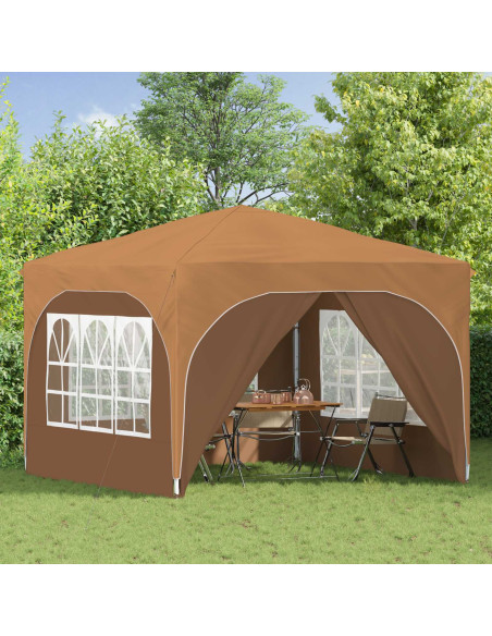Tenda per feste a pop-up 290 x 290 x 245 cm Beige