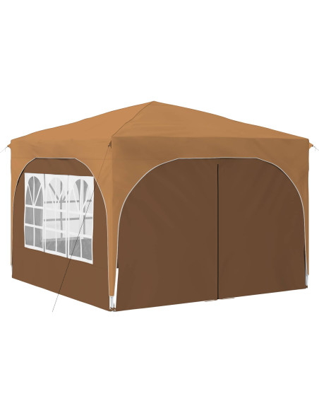 Tenda per feste a pop-up 290 x 290 x 245 cm Beige