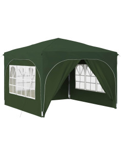 Tenda per feste a pop-up 290 x 290 x 245 cm Verde 2