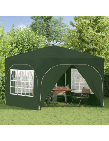 Tenda per feste a pop-up 290 x 290 x 245 cm Verde