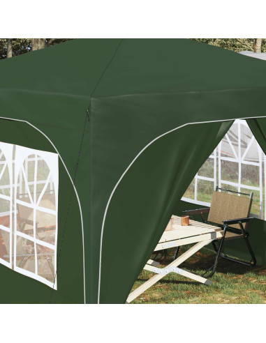 Tenda per feste a pop-up 290 x 290 x 245 cm Verde
