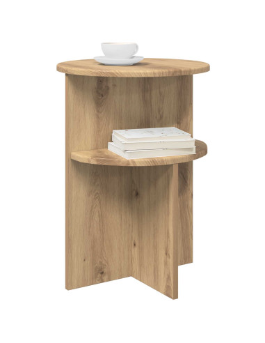 Tavolo laterale Rovere Artigianale Ø 39,5 x 55 cm