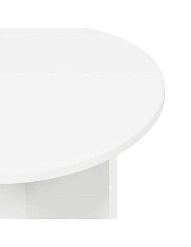 Set tavolini 2 pcs Bianco Legno ingegnerizzato