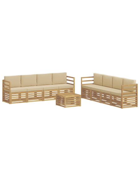 Set divani Legno di Acacia Massello