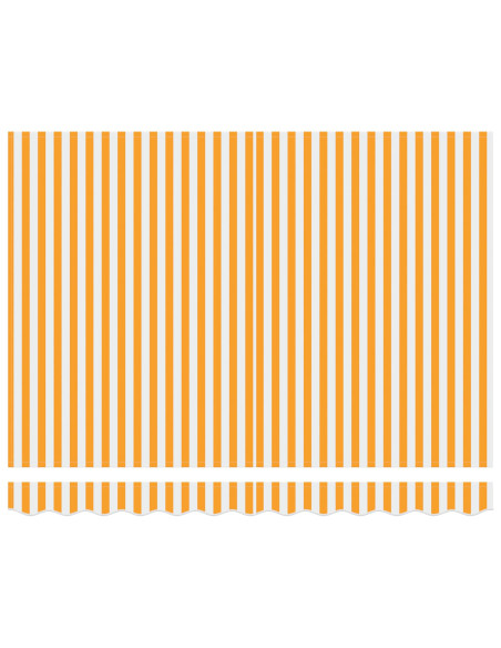 Tettuccio Elettrico Retrattile Arancione 3,5 x 2,5 m