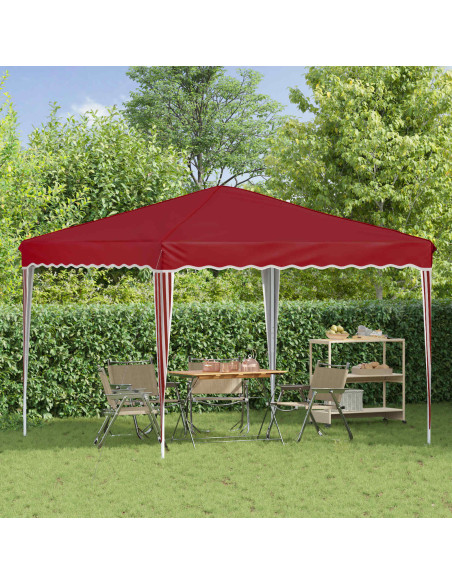 Tenda per feste a pop-up Borgogna 288 x 288 x 245 cm