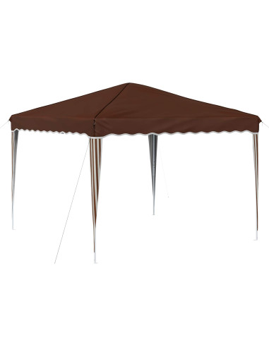 Tenda per feste a pop-up Marrone 288 x 288 x 245 cm