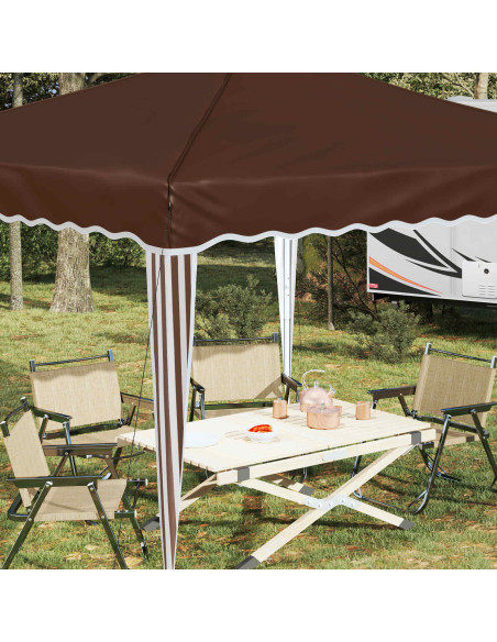 Tenda per feste a pop-up Marrone 288 x 288 x 245 cm
