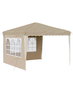 Tenda per feste a pop-up Crema 288 x 288 x 245 cm 2