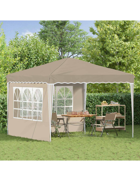 Tenda per feste a pop-up Crema 288 x 288 x 245 cm
