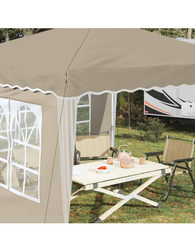 Tenda per feste a pop-up Crema 288 x 288 x 245 cm